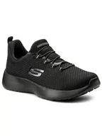Buty sportowe damskie - Skechers Dynamight 12119-bbk - miniaturka - grafika 1