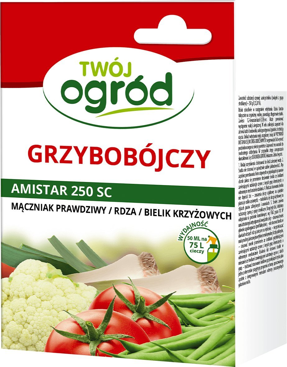 Amistar 250 SC azoksystrobina Twój Ogród - środek grzybobójczy 50ml