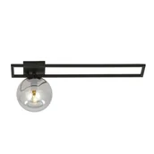 Lampy sufitowe - Imago lampa sufitowa czarna grafitowy klosz 1131/1C Emibig - miniaturka - grafika 1