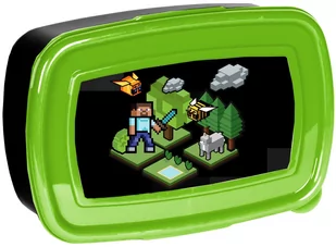 Pudełko Lunchbox Śniadaniówka Paso Pixel Minecraft - Lunch boxy - miniaturka - grafika 1