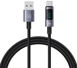 Kabel USAMS Sufeng Series US-SJ673 66W 6A Fast Charging USB-C do USB-A 1.2m tarnish - Kable USB - miniaturka - grafika 1