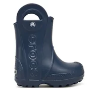 Buty dla chłopców - Kalosze Crocs Handle It Rain Boot T 211056 Granatowy - miniaturka - grafika 1