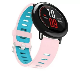 Beline do Watch 20mm Double Color Silicone uniwersalny (różowo-niebieski) - Akcesoria do zegarków - miniaturka - grafika 1