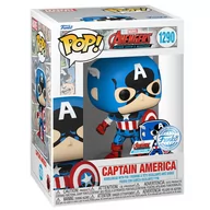 Figurki dla dzieci - Figurka POP Marvel Los Vengadores Avengers Captain America Exclusive - miniaturka - grafika 1