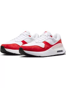 Nike Sneakersy "Air Max System" w kolorze biało-czerwonym - Trampki męskie - miniaturka - grafika 1