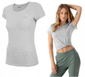 Koszulki i topy damskie - 4F KOSZULKA DAMSKA SPORTOWA T-SHIRT BAWEŁNIANY - miniaturka - grafika 1