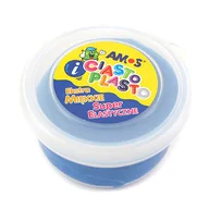 Masy plastyczne - Amos Ciasto-plasto niebieskie 30 g pudełko Plast - miniaturka - grafika 1