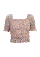 Bluzki damskie - myMo Damska bluzka 12127044, niebieska wielokolorowa, L, niebieski wielokolorowy, L - miniaturka - grafika 1