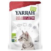 Mokra karma dla kotów - Yarrah Bio, Filety w sosie, 14 x 85 g - Wołowina - miniaturka - grafika 1