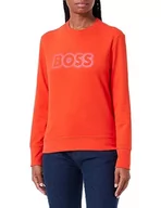 Bluzy damskie - BOSS Bluza damska, Bright Orange821, M - miniaturka - grafika 1