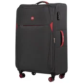 Walizki - Walizka miękka duża DIPPER Wings 28" GREY - miniaturka - grafika 1