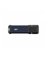 Dyski SSD - Dysk zewnętrzny SSD Silicon Power MS60 500GB USB 3.2 Gen2 600/500 MB/s Niebieski SP500GBUF3S60VPB - miniaturka - grafika 1