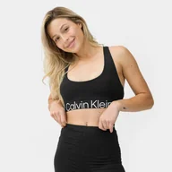 Bielizna sportowa damska - Biustonosz treningowy Calvin Klein Bras 00GWS3K115 - czarny - miniaturka - grafika 1