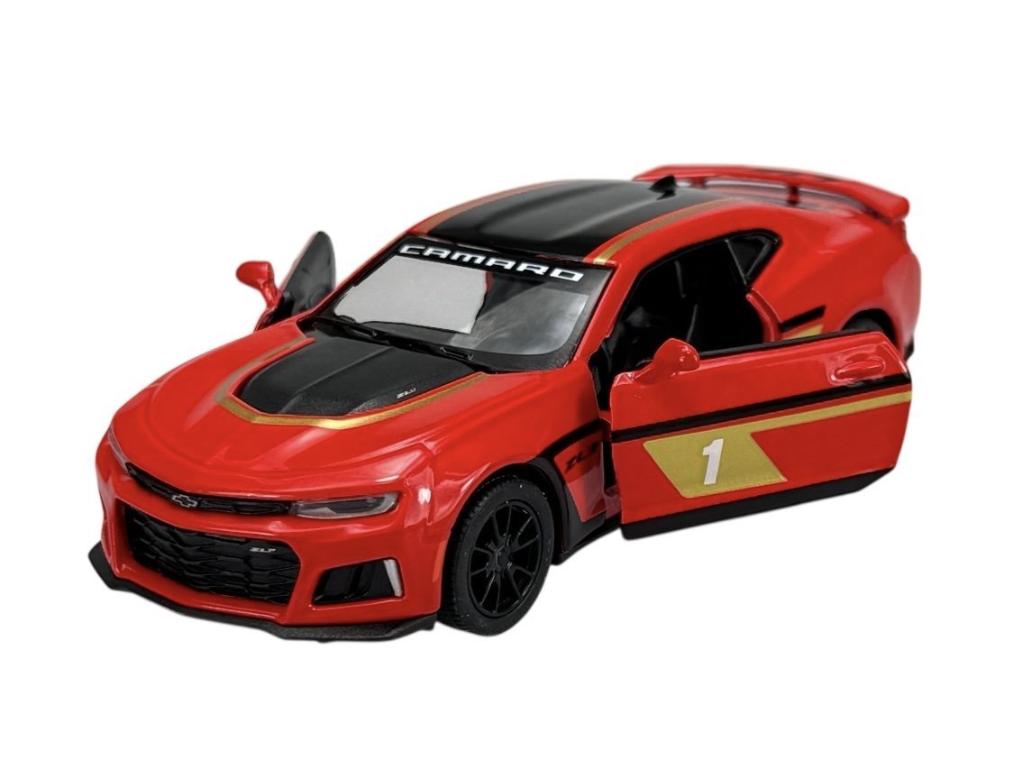 KINSMART 2017 CHEVROLET CAMARO ZL1 CZERWONY 1:38 BEZ PUDEŁKA KT5399