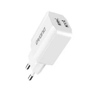 Dudao ładowarka sieciowa EU 2x USB 5V/2.4A + kabel micro USB biały (A2EU + Micro white) - Ładowarki do telefonów - miniaturka - grafika 3