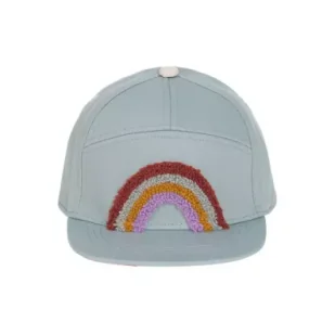 Lassig Czapka z daszkiem dziecięca Little Gang Rainbow light blue 2-6 lat - Czapeczki dla niemowląt - miniaturka - grafika 1