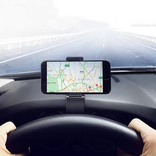 Ugreen samochodowy uchwyt klips do telefonu na kokpit deskę rozdzielczą czarny (LP136) - Uchwyty samochodowe do telefonów - miniaturka - grafika 4