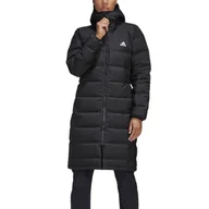 Kurtki i kamizelki sportowe damskie - Kurtka adidas Helionic Down FT2574 - czarna - Adidas - miniaturka - grafika 1
