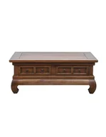 Ławy i stoliki kawowe - Stolik kawowy ( 4 ) Opium 100 x 60 klasyczna Mahoń - miniaturka - grafika 1