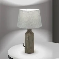 Lampy stojące - ORION Lampa stołowa Orchid, brązowy/szary, wysokość 53,5 cm, ceramika/len - miniaturka - grafika 1