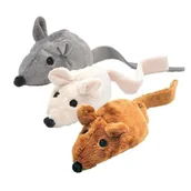 Zabawki dla kotów - Aumüller 3-częściowy zestaw myszek do zabawy z walerianą - miniaturka - grafika 1