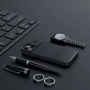 Nillkin Qin Leather Pro Case etui iPhone 14 Plus osłona na aparat kabura pokrowiec obudowa z klapką zielony - Etui i futerały do telefonów - miniaturka - grafika 12