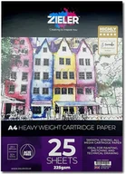 Podobrazia, bloki, papiery - ZIELER Blok Heavy Weight Cartridge A4 225 g 25 ark - miniaturka - grafika 1
