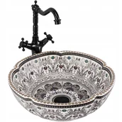 Umywalki - UMYWALKA NABLATOWA ZE WZOREM REA ASANTI ORIENTALNA KOLOROWA - miniaturka - grafika 1