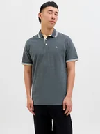 Koszulki męskie - Jack & Jones Koszulka polo "Jjpaulos" w kolorze granatowym - miniaturka - grafika 1