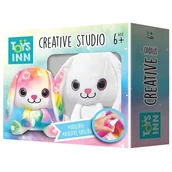 Zabawki kreatywne - STNUX, Creative Studio Królik maskotka, zestaw do kolorowania - miniaturka - grafika 1