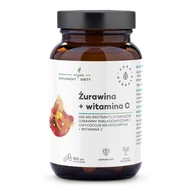 Przeziębienie i grypa - Aura Herbals Żurawina 800 mg + Witamina C Suplement diety 60 kaps. - miniaturka - grafika 1