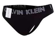 Majtki damskie - Calvin Klein Majtki Damskie Stringi Thong Black 000Qd3636E 001 L - miniaturka - grafika 1