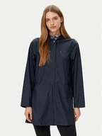 Kurtki damskie - Rains Kurtka przeciwdeszczowa Unisex 18370 Granatowy Regular Fit - miniaturka - grafika 1