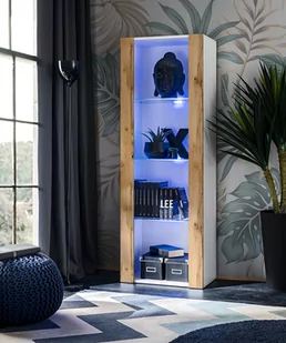 Szafka / Witryna / Regał / LED RGB / Wiele Kolorów - Witryny - miniaturka - grafika 1