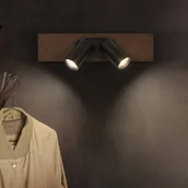 Lampy sufitowe - OSRAM Reflektor sufitowy MERCURY czarny 2-punktowy GU10-LED 927 ściemniany MERCURY, możliwość ściemniania, czarny, salon / jadalnia, metal, nowoczesny - miniaturka - grafika 1