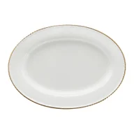 Miski i półmiski - Półmisek owalny porcelanowy złota linia 36 cm CAMILLA - miniaturka - grafika 1