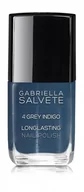 Lakiery do paznokci - Gabriella Salvete Longlasting Enamel lakier do paznokci 11 ml 04 Grey Indigo - miniaturka - grafika 1