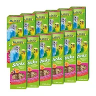 Przysmaki dla ptaków - MultiFit Sticks dla papużek falistych 12 x 2 szt. Owoce - miniaturka - grafika 1