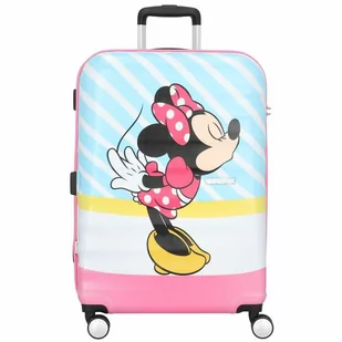 American Tourister Wavebreaker Disney Walizka na 4 kółkach 67 cm minnie pink kiss - Walizki - miniaturka - grafika 1