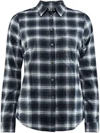 Koszulki i topy damskie - Fjallraven Damska koszulka Övik Flannel W Long Sleeved T-shirt niebieski granatowy XS - miniaturka - grafika 1