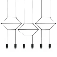Lampy sufitowe - KingHome Lampa wisząca FLUSSO LINE 6 JD0032-6P - miniaturka - grafika 1