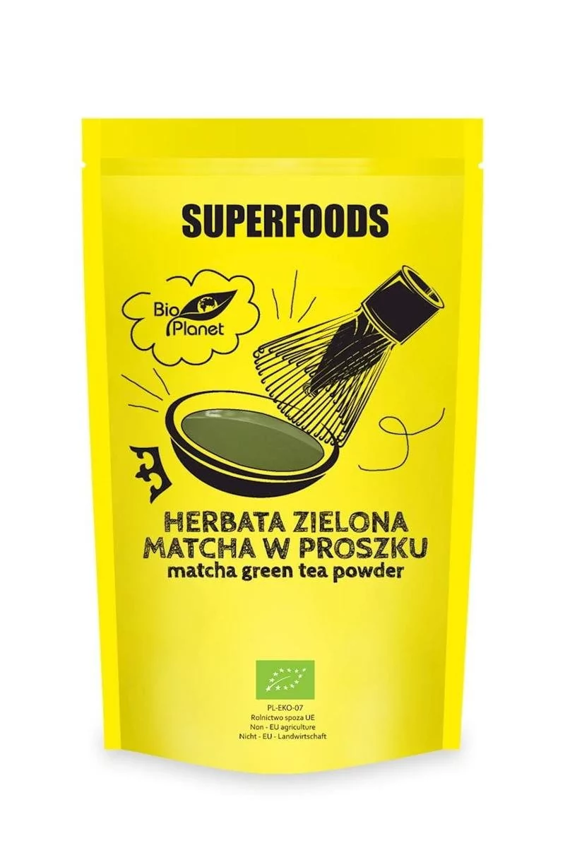 Bio Planet HERBATA ZIELONA MATCHA W PROSZKU BIO 100 g