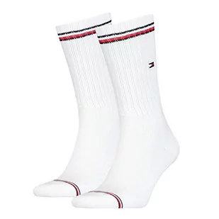Tommy Hilfiger Skarpety dziecięce unisex (2 sztuki), biały, 43-45 EU - Skarpetki męskie - miniaturka - grafika 1
