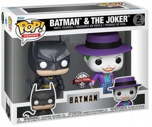 funko pop! marvel 2 pack joker & batman metallic - Figurki kolekcjonerskie - miniaturka - grafika 1