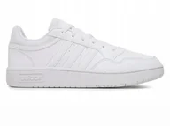 Buty dla dziewczynek - BUTY dziecięce ADIDAS HOOPS GW0433 obuwie sportowe białe wiązane 33 - miniaturka - grafika 1