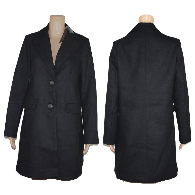 Vero Moda -płaszcz damski 10254721 Octavia Coat Boss - czarny - oryg. - M