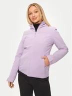 Kurtki narciarskie - 4F Kurtka narciarska 4FWAW24TTJAF572 Fioletowy Regular Fit - miniaturka - grafika 1