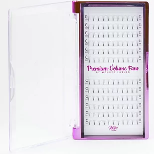 Wonder Lashes Rzęsy Premium 4D Volume Fans C, 11mm - Sztuczne rzęsy i akcesoria - miniaturka - grafika 1
