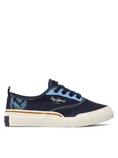 Pepe Jeans Tenisówki Ottis Bamba PBS30525 Granatowy - Buty dla chłopców - miniaturka - grafika 1
