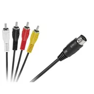 Kable - LP Kabel DIN-4 x RCA 1,8m LEC-KPO2796-1,8 - miniaturka - grafika 1